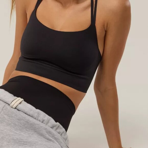 OFFLINE By Aerie Real Me Hold Up! Strappy Sports Bra - Black - XS - Picture 3 of 6